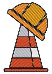 Construction Hat - 4x4 hat detailed machine embroidery design perfect for Backpacks