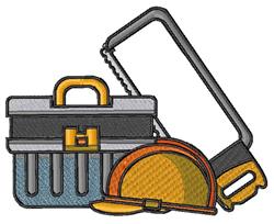 detailed tool machine embroidery pattern - Construction Tools perfect for Tool Bags