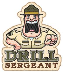 sergeant detailed machine embroidery - Drill Sergeant for patchwork quilt blocks