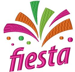 beginner-friendly fiesta machine embroidery pattern - Fiesta for reusable tote bags