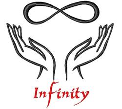 beginner-friendly infinity machine embroidery pattern - Infinity for patchwork quilt blocks