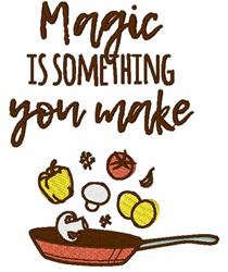 detailed magic machine embroidery pattern - Making Magic perfect for Cooking Classes
