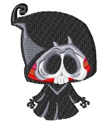 Skeleton Ghost - 4x4 ghost beginner-friendly embroidery design for patchwork quilt blocks