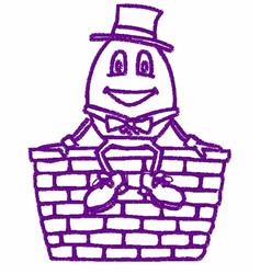 A cartoonish smiling egg with a top hat sits in a whimsical basket, perfect for Easter celebrations.
