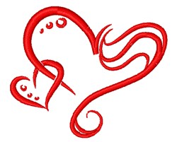 Love Hearts Embroidery Design | EmbroideryDesigns.com