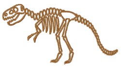 Dinosaur Skeleton Embroidery Design | EmbroideryDesigns.com