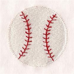 baseball beginner-friendly machine embroidery - Baseball perfect for kitchen tea towels