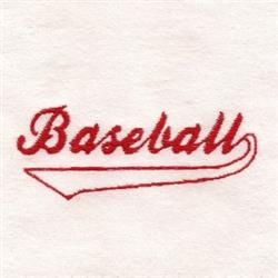 tail quick stitch machine embroidery - Baseball & Tail perfect for cute baby onesies