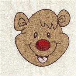 Bear Face - 5x7 bear detailed machine machine embroidery design perfect for Blankets