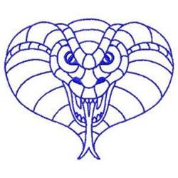 cobra redwork machine embroidery - Blackwork Cobra perfect for patchwork quilt blocks