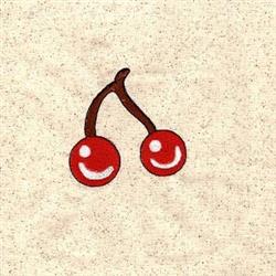beginner-friendly cherrie machine embroidery pattern - Cherries for Educational Materials