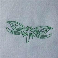 dragonfly redwork machine digital embroidery - Dragonfly perfect for kitchen tea towels