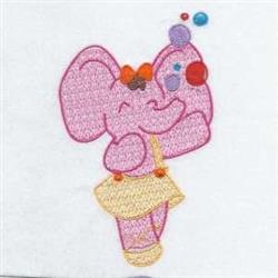 bubble detailed machine embroidery - Elephant & Bubbles perfect for reusable tote bags