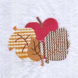 Fall Leaves - 5x7 tree detailed machine embroidery design for patchwork quilt blocks