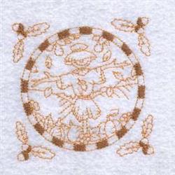 leaf beginner-friendly machine embroidery - Fall Scarecrow for decorative pillow covers