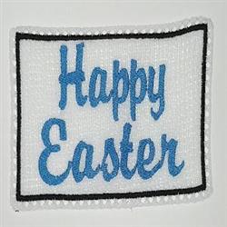 detailed easter easter machine embroidery pattern - FSL Happy Easter for reusable tote bags