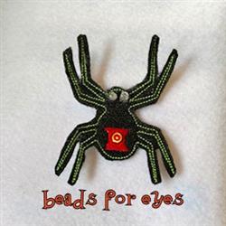 Halloween Lighted Spider - 4x4 spider quick stitch embroidery design for decorative pillow covers