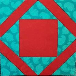 piecing in-the-hoop machine embroidery - ITH Quilt Block Piecing for Cushion Covers