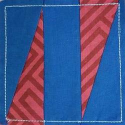 piecing in-the-hoop machine embroidery - ITH Quilt Block Piecing for decorative wall hangings