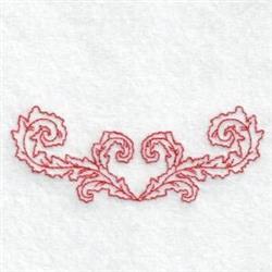 tree redwork machine digital embroidery - Leaf Curls perfect for Quilt Designs