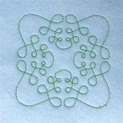 Lines Decor - 4x4 decor quick stitch machine embroidery design for reusable tote bags