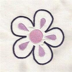 bloom beginner-friendly machine embroidery - Outline Bloom perfect for Clutch Bags