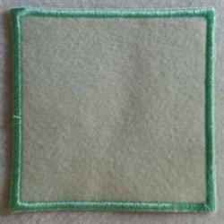 square quick stitch machine embroidery - Plain Square perfect for Craft Projects