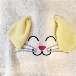 beginner-friendly easter bunny rabbit machine embroidery pattern - Rabbit Ears for Nursery Decor