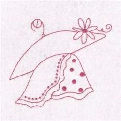 hanger redwork machine embroidery - Redwork Hanger perfect for patchwork quilt blocks