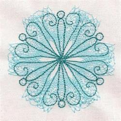 snowflake redwork machine embroidery - Snow Flake perfect for patchwork quilt blocks