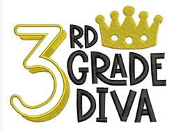 diva beginner-friendly machine embroidery - 3rd Grade Diva perfect for kitchen aprons