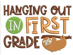 First Grade - 4x4 grade beginner-friendly machine embroidery design for Backpacks