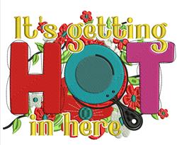 hot detailed machine embroidery - Getting Hot perfect for decorative pillow covers