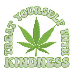 leaf detailed machine embroidery - Kindness perfect for decorative pillow covers