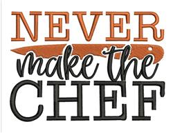 Make The Chef - 4x4 chef beginner-friendly machine embroidery design for Aprons