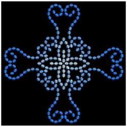 Cross Pattern - 4x4 cross beginner-friendly embroidery design for Holiday Table Settings