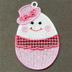 FSL Easter Egg - 4x4 Easter eggs beginner-friendly embroidery design for patchwork quilt blocks