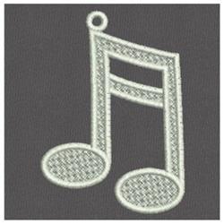 beginner-friendly note machine embroidery pattern - FSL Eighth Notes for patchwork quilt blocks