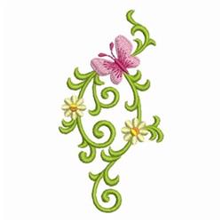 beginner-friendly spring butterfly machine embroidery pattern - Heirloom Spring Patterns for reusable tote bags