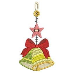 Patchwork Bells - 4x4 star beginner-friendly embroidery design for Nursery Decor