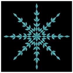 beginner-friendly winter snowflake machine embroidery pattern - Snowflake Pattern for patchwork quilt blocks
