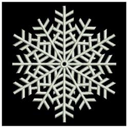 beginner-friendly winter snowflake machine embroidery pattern - Snowflake Pattern for kitchen tea towels
