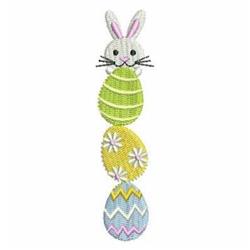 Vertical Easter Egg Border