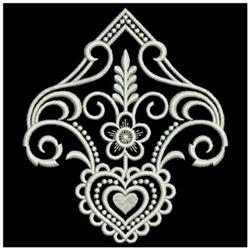 Heart Decor Embroidery Design