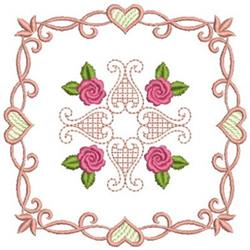 Flower Blocks Embroidery Design