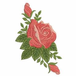 Scarlet Rose (free)  Machine embroidery design