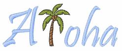 quick stitch tree machine embroidery pattern - Aloha for decorative pillow covers