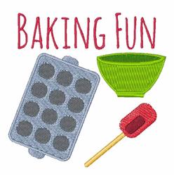 baking detailed machine digital embroidery - Baking Fun perfect for Room Decor