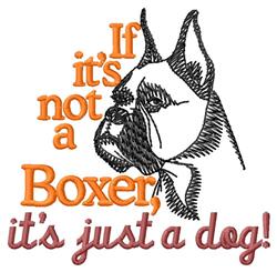 puppy dog beginner-friendly machine embroidery - Boxer perfect for reusable tote bags