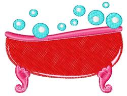 bath beginner-friendly machine embroidery - Bubble Bath perfect for kitchen tea towels